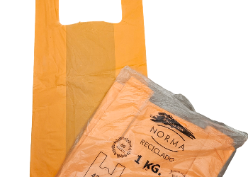 KG.CAMISETA RECICLADA "NARANJA" 42x53