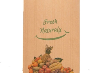 BOLSA KRAFT FRUTERIA 14+7x29 